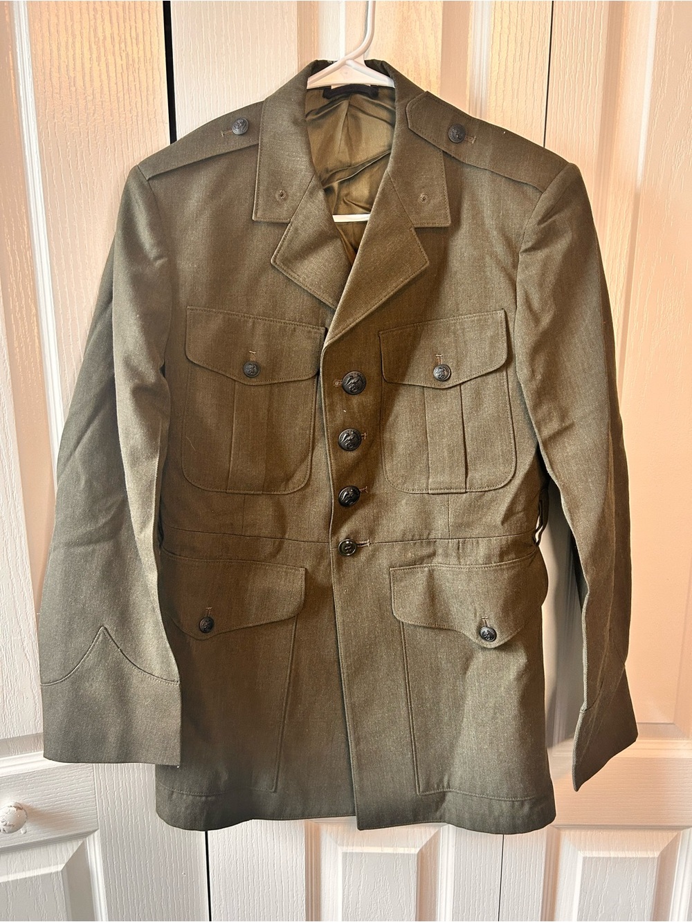 US Marine Corps Wool Serge Button Up Uniform Jacket Mens 40S